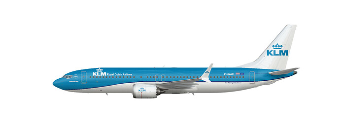 KLM 737 MAX 8