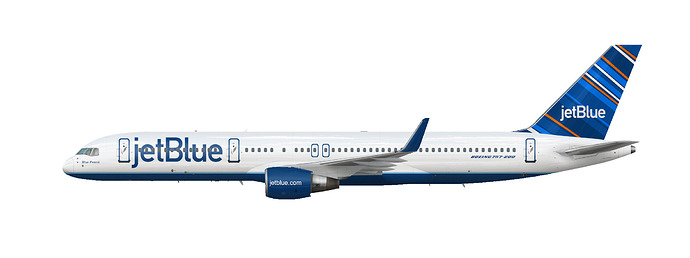 JetBlue Barcode 757-200