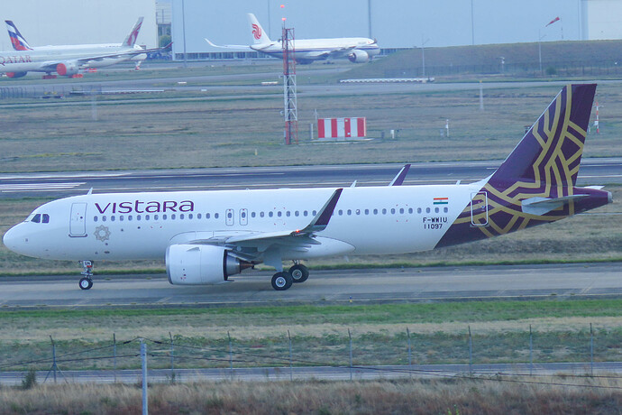 Vistara - A320neo - TEST F-WWIU