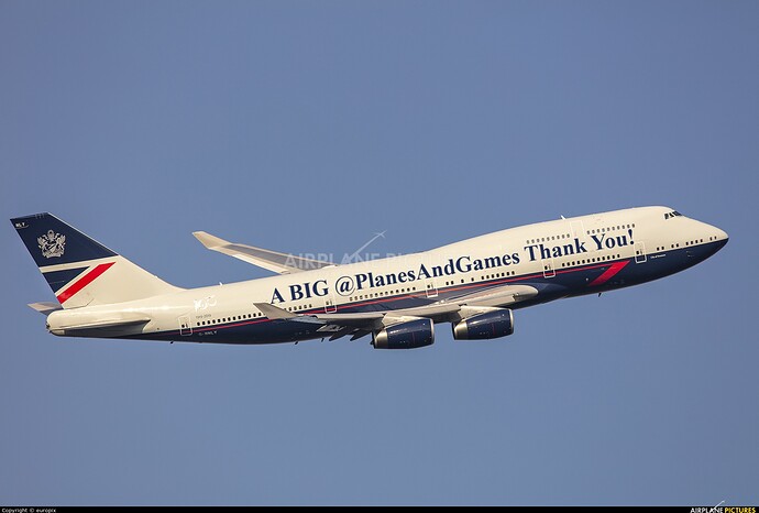 A BIG @PlanesAndGames Thank You!
