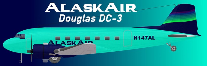 AlaskAir DC-3