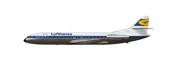 Lufthansa Se-210 Caravelle VI-R