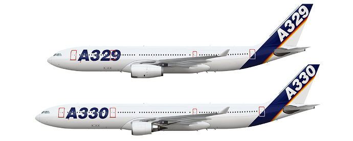 Airbus A329 & Airbus A330