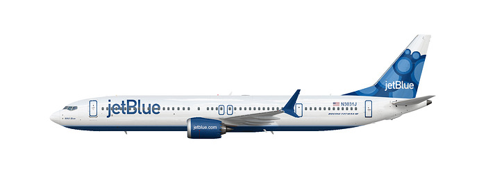 JetBlue Blueberry 737 MAX 10