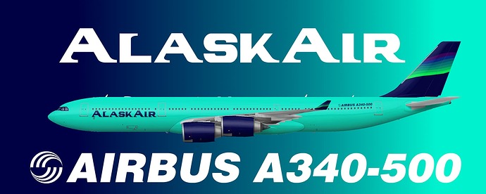 AlaskAir A340-500
