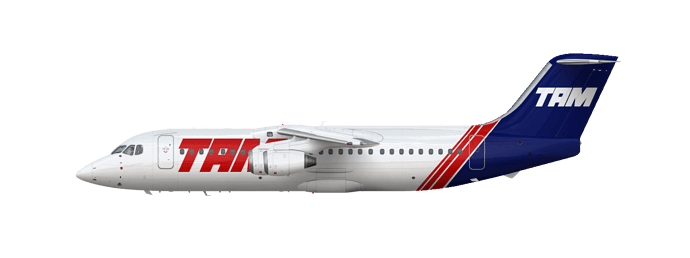 TAM BAe 146-300 Old Livery