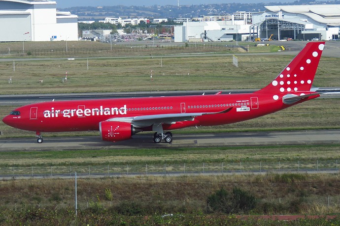 Air Greenland - A338 - TEST F-WWCR