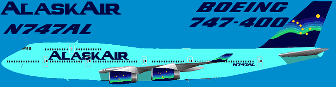 AlaskAir 747-400