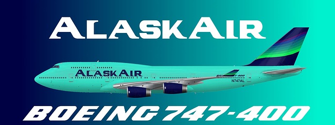 AlaskAir 747-400