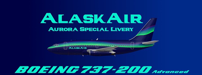 AlaskAir Aurora 737-200