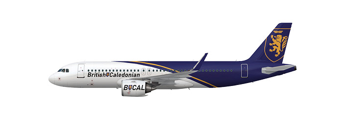 British Caledonian A320neo