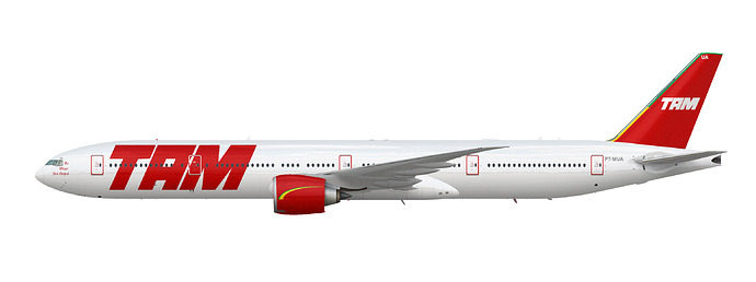 TAM 777-300ER Old Livery