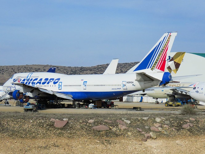 Transaero - B744 - N281GH