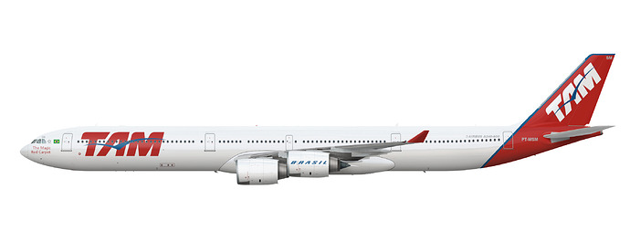 TAM New Livery A340-600