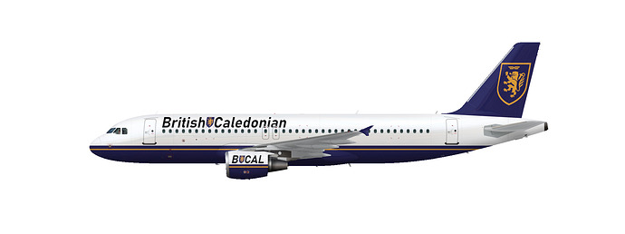 British Caledonian A320