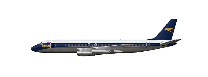BOAC DC-8-43
