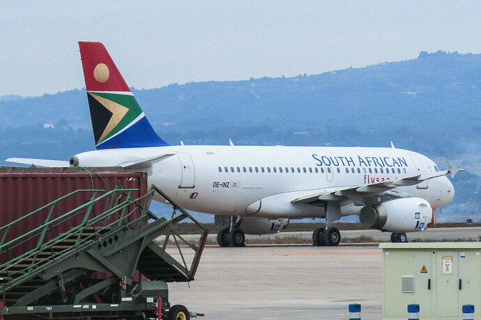 South African - A319 - OE-INZ